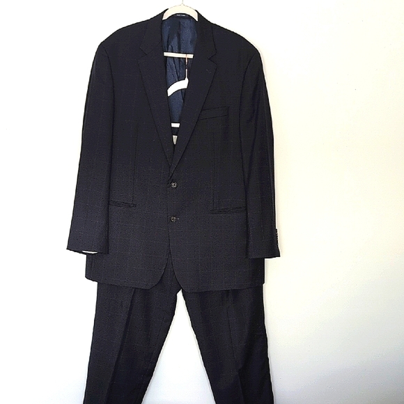 Ralph Lauren Classic Navy Men's Suit 46 L Blazer 40 L Dress Pants - Picture 1 of 17